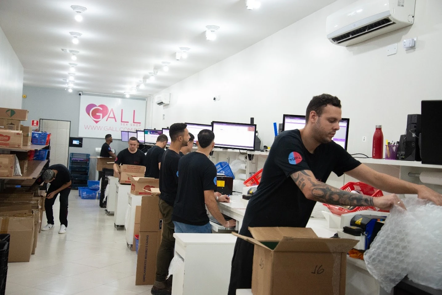 Centro de distribuição da Gall Sex Shop